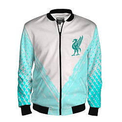 Бомбер мужской Liverpool logo texture fc, цвет: 3D-черный