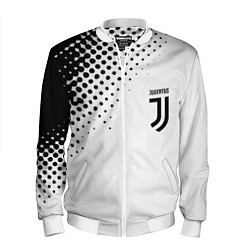 Бомбер мужской Juventus sport black geometry, цвет: 3D-белый