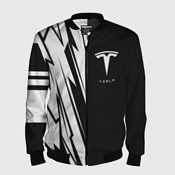 Мужской бомбер Tesla - carbon texture