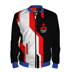 Бомбер мужской Mitsubishi red uniform, цвет: 3D-синий