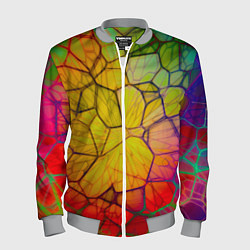 Мужской бомбер Bright abstraction