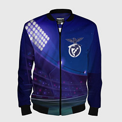Бомбер мужской Benfica ночное поле, цвет: 3D-черный