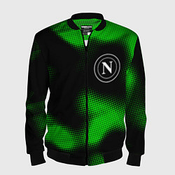 Бомбер мужской Napoli sport halftone, цвет: 3D-черный