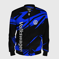 Мужской бомбер Volkswagen - blue stripes