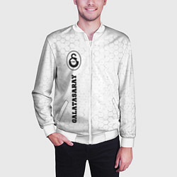 Бомбер мужской Galatasaray sport на светлом фоне по-вертикали, цвет: 3D-белый — фото 2