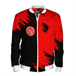 Бомбер мужской Ajax sport color red, цвет: 3D-белый