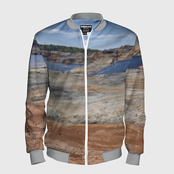 Бомбер мужской Карьер Уральский марс, цвет: 3D-меланж