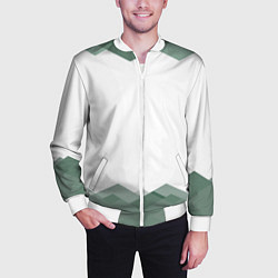 Бомбер мужской Wild bike, цвет: 3D-белый — фото 2