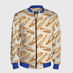 Мужской бомбер The baguette pattern