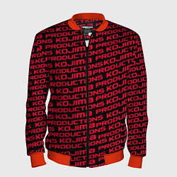 Мужской бомбер Kojima pattern game