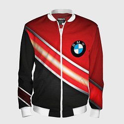 Бомбер мужской BMW geometry steel, цвет: 3D-белый
