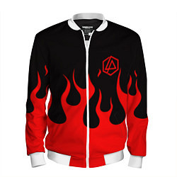 Мужской бомбер Linkin park logo fire