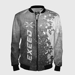 Бомбер мужской Exeed - grey gradient по-вертикали, цвет: 3D-черный