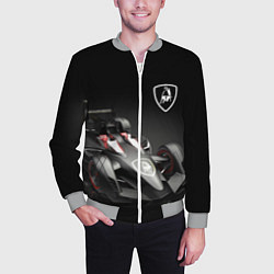 Бомбер мужской Lamborghini F1, цвет: 3D-меланж — фото 2