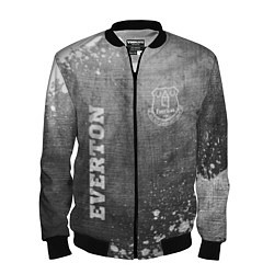 Бомбер мужской Everton - grey gradient вертикально, цвет: 3D-черный