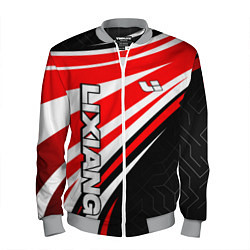 Бомбер мужской Lixiang- red sport uniform, цвет: 3D-меланж