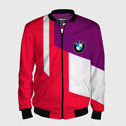 Бомбер мужской BMW geometry sport, цвет: 3D-черный