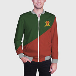 Бомбер мужской Мотострелковые войска: герб со щитом, цвет: 3D-меланж — фото 2