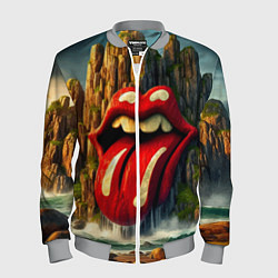 Бомбер мужской Rolling Stones - sea rocks, цвет: 3D-меланж