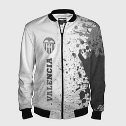 Бомбер мужской Valencia - white gradient по-вертикали, цвет: 3D-черный