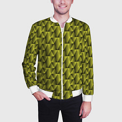 Бомбер мужской Летние переливы, цвет: 3D-белый — фото 2