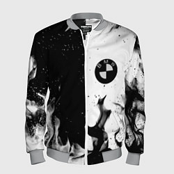 Бомбер мужской BMW black fire, цвет: 3D-меланж