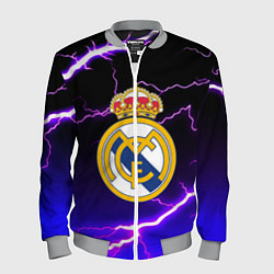 Бомбер мужской Real Madrid storm, цвет: 3D-меланж