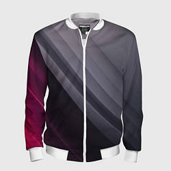 Бомбер мужской Color black grey, цвет: 3D-белый