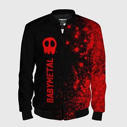 Бомбер мужской Babymetal - red gradient по-вертикали, цвет: 3D-черный