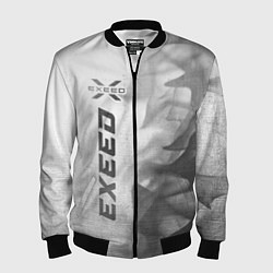 Бомбер мужской Exeed - white gradient по-вертикали, цвет: 3D-черный