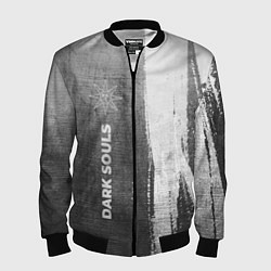 Бомбер мужской Dark Souls - grey gradient по-вертикали, цвет: 3D-черный