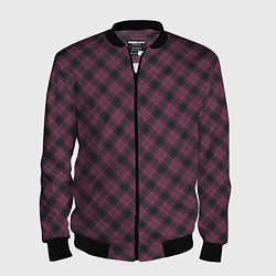 Бомбер мужской Tartan, цвет: 3D-черный