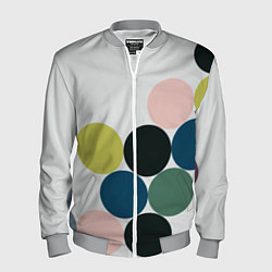Бомбер мужской Кластер чил - абстракция, цвет: 3D-меланж