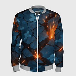 Бомбер мужской Разлом камуфляжный плит, цвет: 3D-меланж