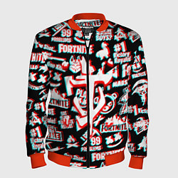 Бомбер мужской Doom x fortnite glitch, цвет: 3D-красный