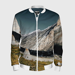 Бомбер мужской Фардык-Кешене, цвет: 3D-белый