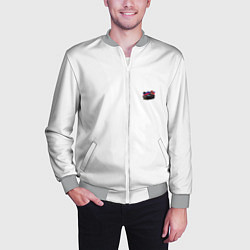 Бомбер мужской Mercedes amg, цвет: 3D-меланж — фото 2