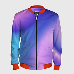 Бомбер мужской Color multicolored gradient, цвет: 3D-красный
