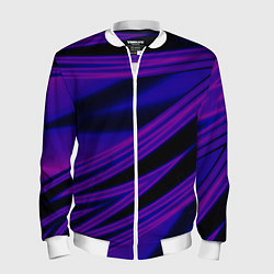 Бомбер мужской Color multi-colored neon, цвет: 3D-белый