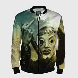 Бомбер мужской Slipknot, цвет: 3D-черный
