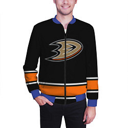 Бомбер мужской Anaheim Ducks Selanne, цвет: 3D-синий — фото 2