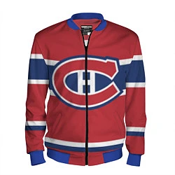 Бомбер мужской Montreal Canadiens, цвет: 3D-синий