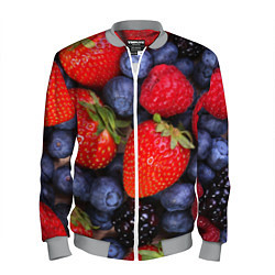 Бомбер мужской Berries, цвет: 3D-меланж