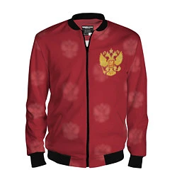 Бомбер мужской Сборная России по футболу, цвет: 3D-черный
