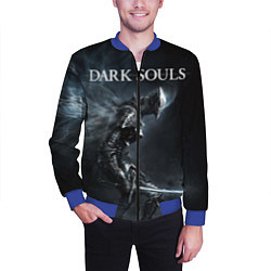 Бомбер мужской Dark Souls, цвет: 3D-синий — фото 2