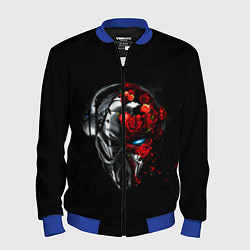Бомбер мужской Pirate Station: Love, цвет: 3D-синий