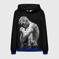 Толстовка-худи мужская Conor McGregor: Mono, цвет: 3D-синий