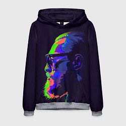 Толстовка-худи мужская McGregor Neon, цвет: 3D-меланж