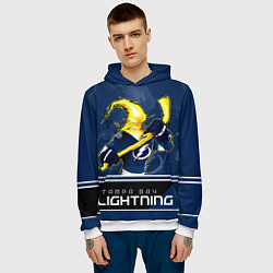 Толстовка-худи мужская Bay Lightning, цвет: 3D-белый — фото 2