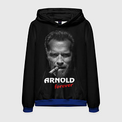 Толстовка-худи мужская Arnold forever, цвет: 3D-синий